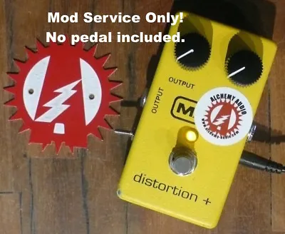 Modify Your MXR Distortion Plus + Guitar Effects Alchemy Audio Mods (No Pedal) • $59.95