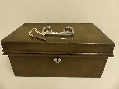 (ref288) Milner's Metal Vintage Safe Money Box 29.5cm X 18cm X 14cm • £19.99