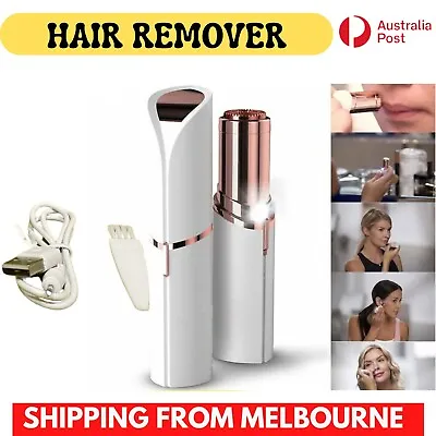 Women Finishing Touch Painless Face Facial Hair Remover Epilator Rechargeable AU • $20.21