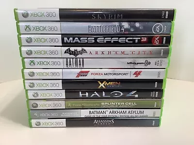 XBOX 360 Games Bundle Lot Of 11 - Mostly CIB- All Tested - Read Description • $49.43