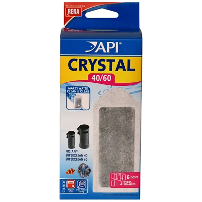 API CRYSTAL Aquarium Filter Cartridges Size 3 — Pack Of 3, For Superclean 120 & 150 Internal Filters
