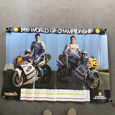 Wayne Gardner Eddie Lawson 1989 Rothmans Honda 500cc GP Poster  • $30