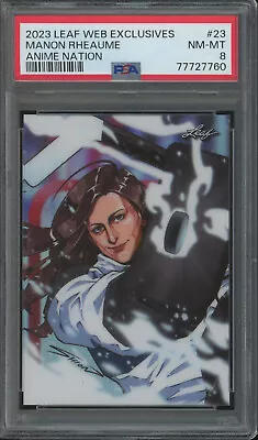 2023 Leaf Web Exclusives Anime Nation #23 Manon Rheaume 19/28 NM-MT PSA 8 • $2.25