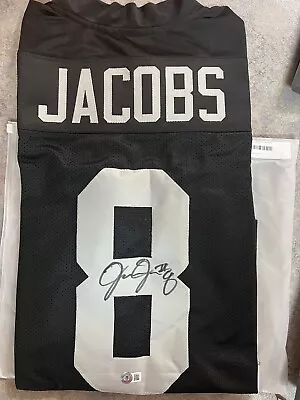 Josh Jacobs #8 Signed Las Vegas Raiders Jersey Beckett Authenticated • $60