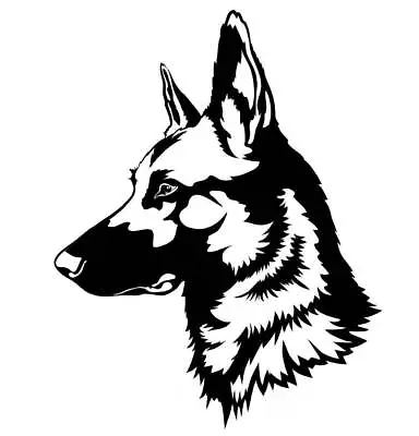 Belgian Malinois Logo Vinyl Decal  Laptop Car Truck Window Sticker  • $2.84