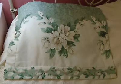 Lot Of 2 Padded Pillow Shams MAGNOLIA GREEN Standard Size Made In USA • $10.76