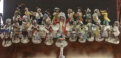 Meissen Porcelain Full Monkey Band 21pc.  • $21000