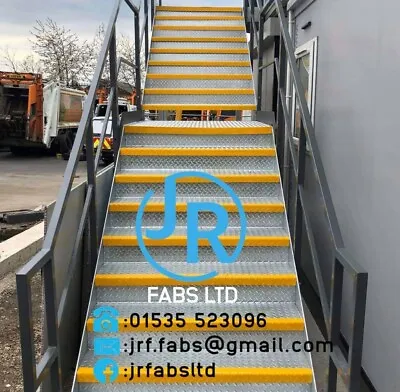 £1000 • Buy  2m Steel Staircase Metal Staircase Metal Fire Escape All Sizes £1000+vat