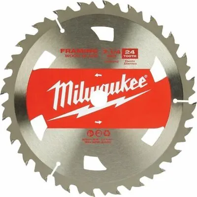 Milwaukee 7-1/4 In. 24T Basic Framer Circular Saw Blade • $7.97