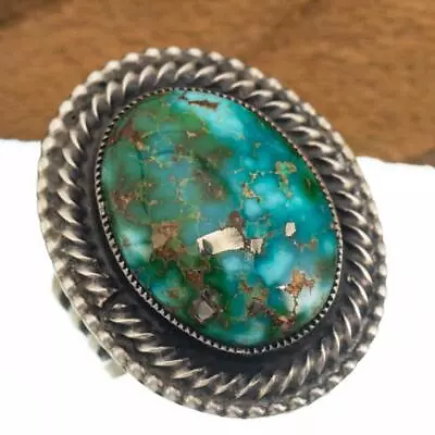 CALVIN MARTINEZ Turquoise Ring  Healed Earth   SONORAN GOLD Ingot Silver 10 .925 • £439.45