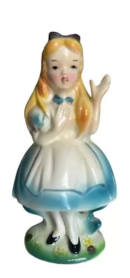 Vintage Disney 1960 Alice In Wonderland Ceramic Figurine Lewis CARROL 5:5” • $15