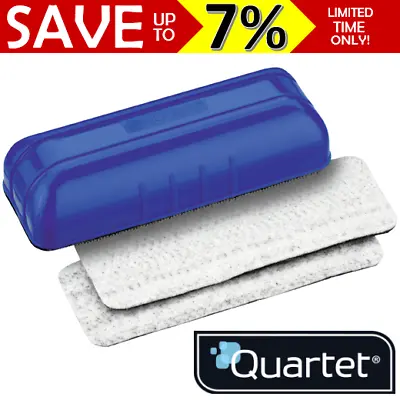 Quartet Magnetic Whiteboard Eraser Rubber Ergonomic Refillable Pads Chalkboard • $15.97