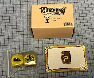 Munchkin Dungeon Legendary Dice Card Pack Kickstarter Ks Exclusive - Cmon • $23.95