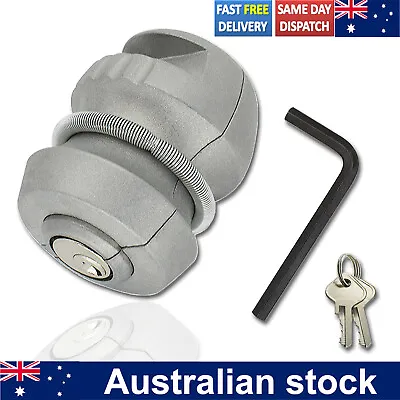 $17.99 • Buy AU For Trailer Caravan Security Anti Theft 50MM Tow Bar Ball Hitch Coupling Lock