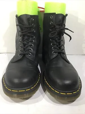 Dr. Martens Men’s Size 12 EU 46 1460 Black Leather Combat Boots C23-5 • $149.99