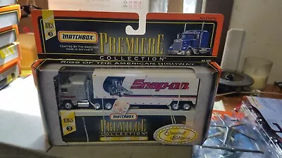 1998 Matchbox Rigs 3 Kenworth Cab Over SNAP-ON DieCast Tractor Trailer Truck NIB • $54.99