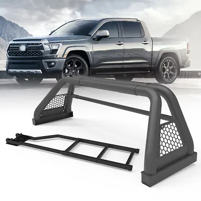 Roll Sport Bar Truck Chase Rack + Tailgate Ladder For 2000-2021 Toyota Tundra • $356.98