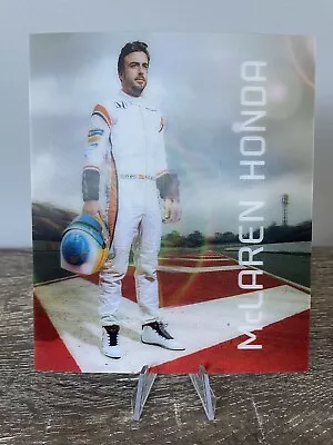 Fernando Alonso McLaren Formula 1 F1 2017 Driver Card 15.5x13cm Collectible • $14.99