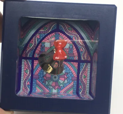 Tenyo Art Bank Bell Red Bow Disappearing Coin Box Cube Japan Vintage 1989 • $14.99