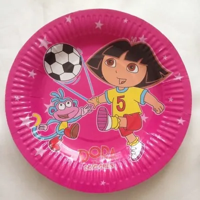 £3.45 • Buy DORA Birthday Children Party Plates Tableware 10 Pcs