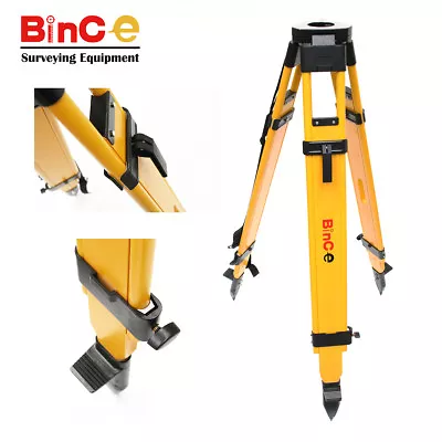 Heavy Duty Wood Tripod For Total Station Sokkia Trimble Topcon Leica Survey • $238