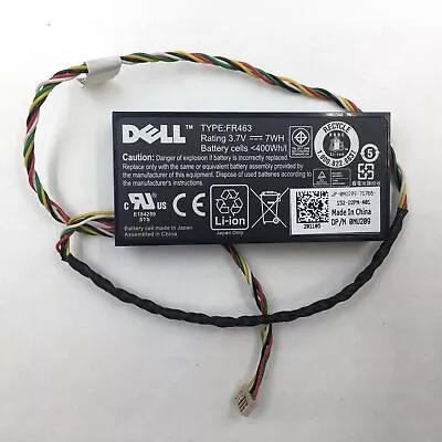 $16.99 • Buy FR463 NU209 Dell 0NU209 PERC 5i 6i LI-ION Battery
