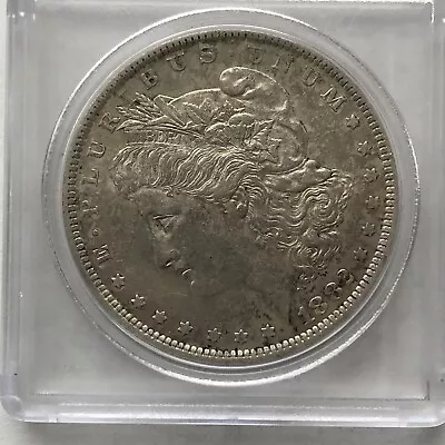 1882-O Morgan Silver Dollar About Uncirculated Detail • $43