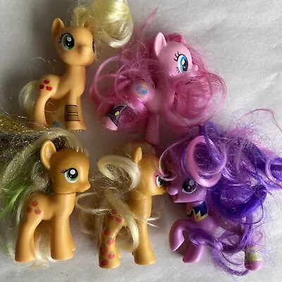 My Little Pony 3  Figure Lot Of 5 Dolls Applejack Twilight • $5