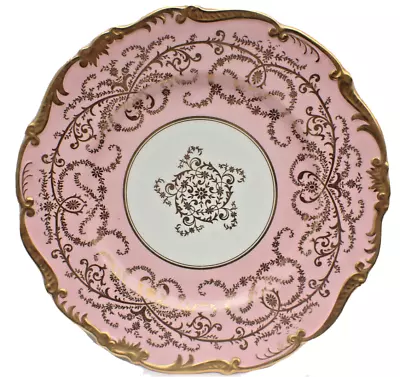 Coalport Anniversary Pattern Dinner Plate Pink 27cm 10 1/2  Bc • £64.99