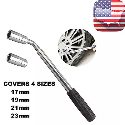 Wrench 4 Way Lug Nut Tool Foldable Adjustable Lug Nut Socket Wheel Tire Change • $17.50