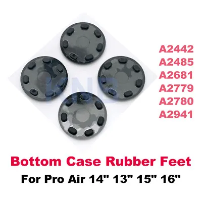4pcs/set New Bottom Case Rubber Feet For Macbook Pro Air A2442 A2485 2021-2023 • $3.85