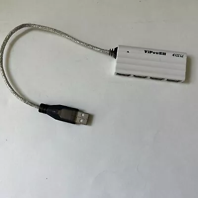 Rock Band USB 2.0 4 Port Hub ViPowER VP-H209B Dongle With Power Cord Wii XBox PS • $5.50