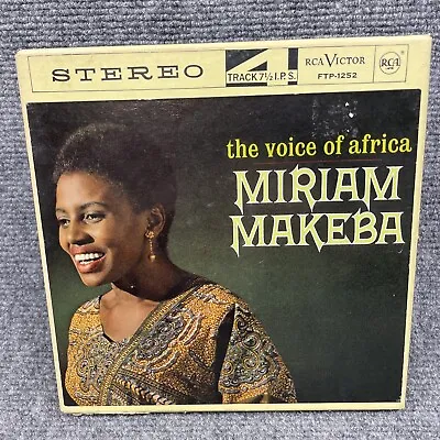 Miriam Makeba: The Voice Of Africa (RCA Victor 1964) Reel 7 ½ IPS 4-Track Stereo • $26.80