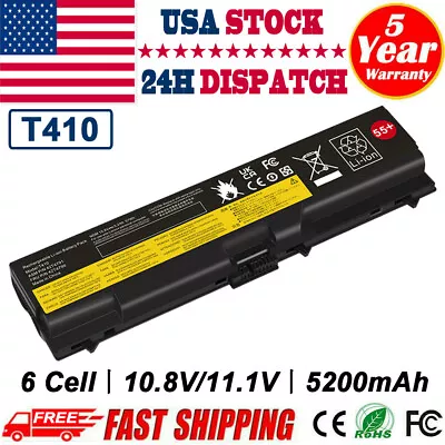 Battery For Lenovo ThinkPad L421 L510 L512 L520 SL410 SL510 T410i T420 T510 TOP • $14.95