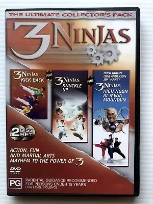 3 Ninjas | Trilogy (DVD 1992) PAL Region 4 LIKE NEW • $34.95