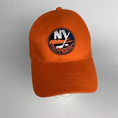 Vintage NY Islanders Hat Orange Modell’s SnapBack NHL Embroidered Isles Logo • $17.88