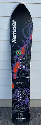 Vintage 1990s Kemper FREESTYLE Chaos Snowboard 153 153cm Rare FS 80s • $290