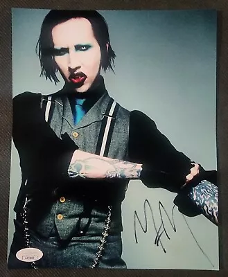 Marilyn Manson Signed Autographed 8x10 Rock And Roll Icon Legend JSA AK74805 • $299.95