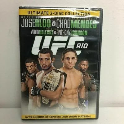 UFC R10 Jose Aldo Vs Chad Mendes 2 Disc Collection DVD 2012 NTSC Region 1 • $18.81