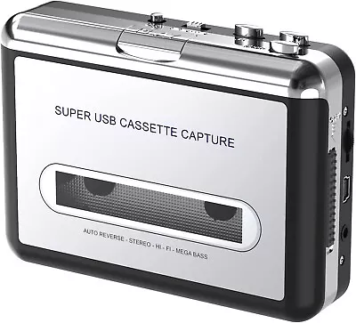 Cassette Player – Portable Walkman Tape To MP3 CD Converter • £17.99