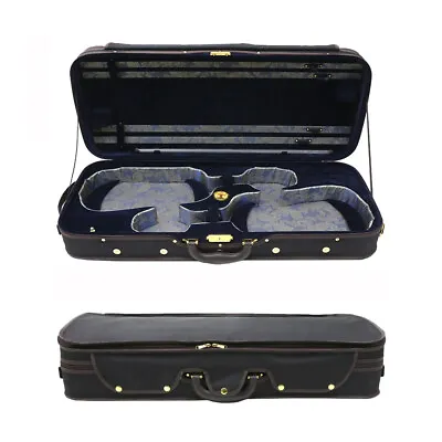 Double Violin Case 4/4 Full Size Violin Case Hold 2 Violin 4 Bows With Sheet Bag • $180