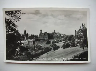 Edinburgh Postcard - Princes Street Gardens And National Galleries. (1956) • £2.79