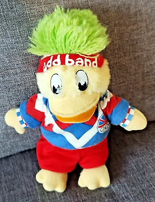Edd The Duck British Olympic Team Plush Soft Toy BBC 1990 Vintage Golden Bear • £8.99