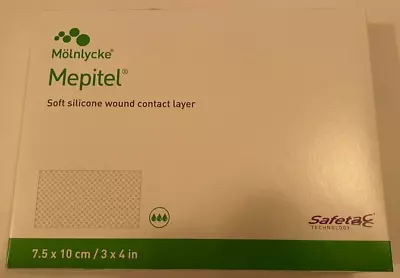 Mepitel Silicone Dressing 3 X4  Rectangle Sterile BX/10 #290799 • $29.99