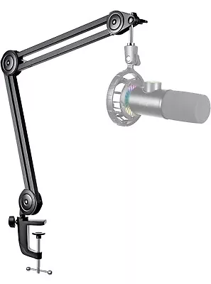 FIFINE Microphone Arm Stand-Heavy Duty Boom Heavy (BM63 Black) Black  • £18