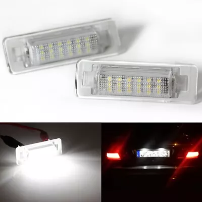 2pcs LED Number License Plate Light Bulbs Lamp For Mercedes Benz W210 W202 Sedan • $16.55