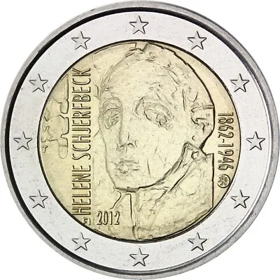 Finland 2 Euro Coin 2012  Helene Schjerfbeck  UNC • $5.95