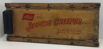 Vintage Wood Lisle Model J Jeepers Creeper Automotive Repair Mechanic Creeper • $40