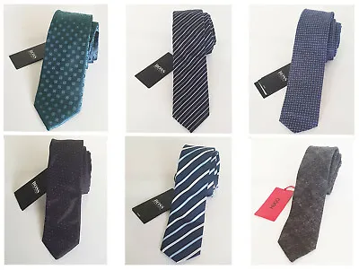 £24.99 • Buy Hugo Boss Mens Tie Various Styles Silk Or Wool 100% Genuine Brand New With Tags 