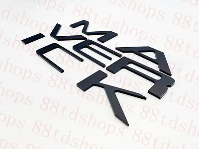 $14.99 • Buy Matte Black Tailgate Insert Letters Adhesive Emblem For MAVERICK 2022 2023 Badge